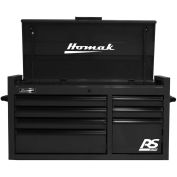 Homak BK02004173 RS Pro Series 7 Drawer Black Tool Chest, 40-1/2"W X 23-1/2"D X 21-3/8"H
