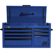 Homak BL02004173 RS Pro Series 7 Drawer Blue Tool Chest, 40-1/2"W X 23-1/2"D X 21-3/8"H