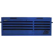 Homak BL02065800 RS Pro Series 8 Drawer Blue Tool Chest, 54"W X 23-1/2"D X 21-3/8"H