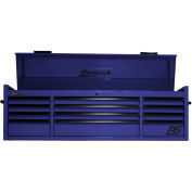 Homak BL02072120 RS Pro Series 12 Drawer Blue Tool Chest, 71-1/2"W X 23-1/2"D X 23-3/8"H