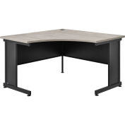 48"W x 48"D Corner Desk, Rustic Gray