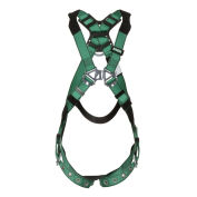MSA 10196642 V-Form™ Harness, Standard, Back D-Ring, Tongue Buckle Leg Straps