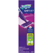 Swiffer WetJet Mop Starter Kit, 46" Handle, Silver/Purple, 2/Carton, 92811CT