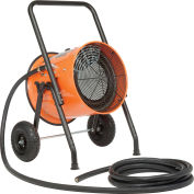 Portable Electric Salamander Heater, 240V 15 KW 1 Phase With 25'L Cable			
