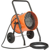 Portable Electric Salamander Heater, 480V 15 KW 3 Phase With 25'L Cable