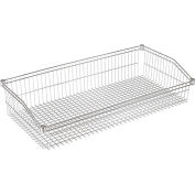 Global Industrial Wire Shelf Basket 36"W x 24"D