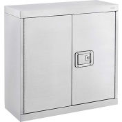 Global Industrial Stainless Steel 304 Wall Cabinet, 30"W x 12"D x 30"H