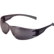 Frameless Safety Glasses, Scratch Resistant, Mirror Lens, Silver Frame - Pkg Qty 12