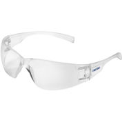 Frameless Petite Safety Glasses, Scratch Resistant, Clear Lens - Pkg Qty 12