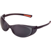 Frameless Safety Glasses, Side Shields, Anti-Fog, Smoke Lens
