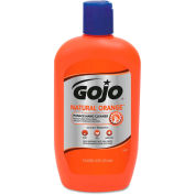 GOJO NATURAL ORANGE Pumice Hand Cleaner, Citrus, 14 oz Bottle, 12/Carton, 0957-12