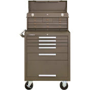 Kennedy® 275XB & 526B 27"W X 18"D X 48-5/8"H 13 Drawer Roller Cabinet & Machinest Chest Combo