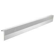 Baseboarders® Basic Series 5 ft Steel Easy Slip-on Baseboard Heater Cover, White