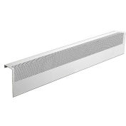 Baseboarders® Basic Series 3 ft Steel Easy Slip-on Baseboard Heater Cover, White