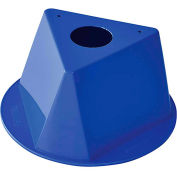 Inventory Control Cone, 10"L x 10"W x 5"H, Blue