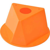 Inventory Control Cone, 10"L x 10"W x 5"H, Orange