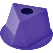 Inventory Control Cone, 10"L x 10"W x 5"H, Purple