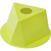 Inventory Control Cone, 10"L x 10"W x 5"H, Yellow