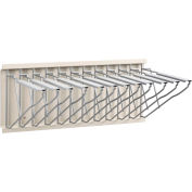 Global Industrial 23"W Pivot Wall Mount Blueprint Storage Rack With 12 Hangers