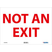 Not An Exit Sign, 14''W x 10''H, Pressure Sensitive Vinyl