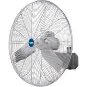 30" Washdown Rated Stainless Steel Wall Mounted Fan, 9600 CFM, 1/3 HP