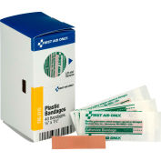 First Aid Only FAE-3115 SmartCompliance Refill 3/8" X 1.5" Junior Bandages, Plastic, 40/Box - Pkg Qty 24