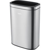 10-1/2 Gallon Stainless Steel Slim Open Top Receptacle