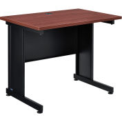 Global Industrial Traditional Office Desk, 36"W x 24"D x 30"H, Mahogany