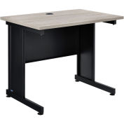 Global Industrial 36" Office Desk, Rustic Gray