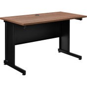 Global Industrial Traditional Office Desk, 48"W x 24"D x 30"H, Walnut