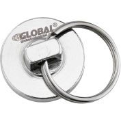 Global Industrial Neodymium Magnetic Assembly w/ Key Ring, 35 Lbs. Pull, 6/Pack