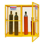 Durham Vertical Cylinder Storage Cabinet EGCVC20-50 Manual Close, Holds 20 50 Lb. Cylinders