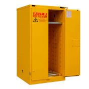 Durham Flammable Drum Cabinet 55 Gallon Self Close Door - 34"W x 34"D x 66-3/8"H