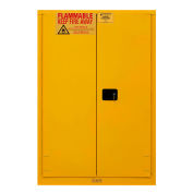 Durham Flammable Cabinet 30 Gallon Manual Close Door - 43"W x 12"D x 65"H