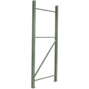 Global Industrial Teardrop Pallet Rack Upright Frame, 36"D x 144"H