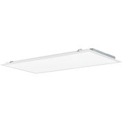 LED Panel Light, White Frame, 2'x4', 50W, 6250 Lumens, 4000K, 0-10V Dimming
