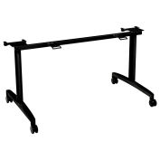 HON Flip-Top Base for 30" Deep Table Tops, Black, Huddle Series
