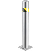 Global Industrial Stainless Steel Safety Bollard, 4.5'' x 36''H