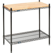 Nexel Chrome, 2 Tier, Display Unit , 24"W x 14"D x 34"H