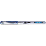 Universal Gel Pen, Stick, Medium 0.7 mm, Blue Ink, Silver/Blue Barrel, Dozen