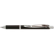 Pentel EnerGel PRO Retractable Gel Pen, Medium 0.7mm, Black Ink, Black Barrel
