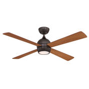 Fanimation FP7652DZ Kwad 52" Ceiling Fan with Light Kit, Dark Bronze