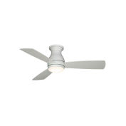 Fanimation FPS8332BMWW Hugh 44" Ceiling Fan with Light Kit, Matte White