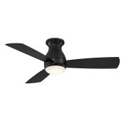 Fanimation FPS8332BBLW Hugh 44" Ceiling Fan with Light Kit, Black