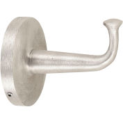 Interion Single Clothes Hook, Silver