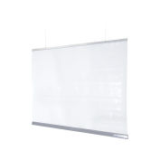 Goff's 54"W x 36"H Ceiling Mounted Personal Safety Partition, Clear