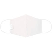 Reusable/Washable 2-Layer Contour Fabric Face Mask, White, Large, 10/Bag
