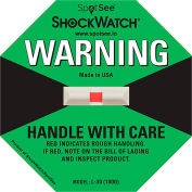 SpotSee™ ShockWatch® L-30 Impact Indicators, 100G Range, Green, 50/Box