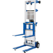 Global Industrial Lightweight Hand Operated Lift Truck, 500 Lb. Capacity Fixed Legs