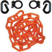 Mr. Chain Loading Dock Kit with Plastic Chain, Black/Safety Orange